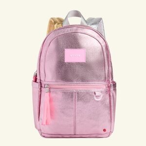 STATE Kane mini backpack. NWT Metallic pink, silver and gold
